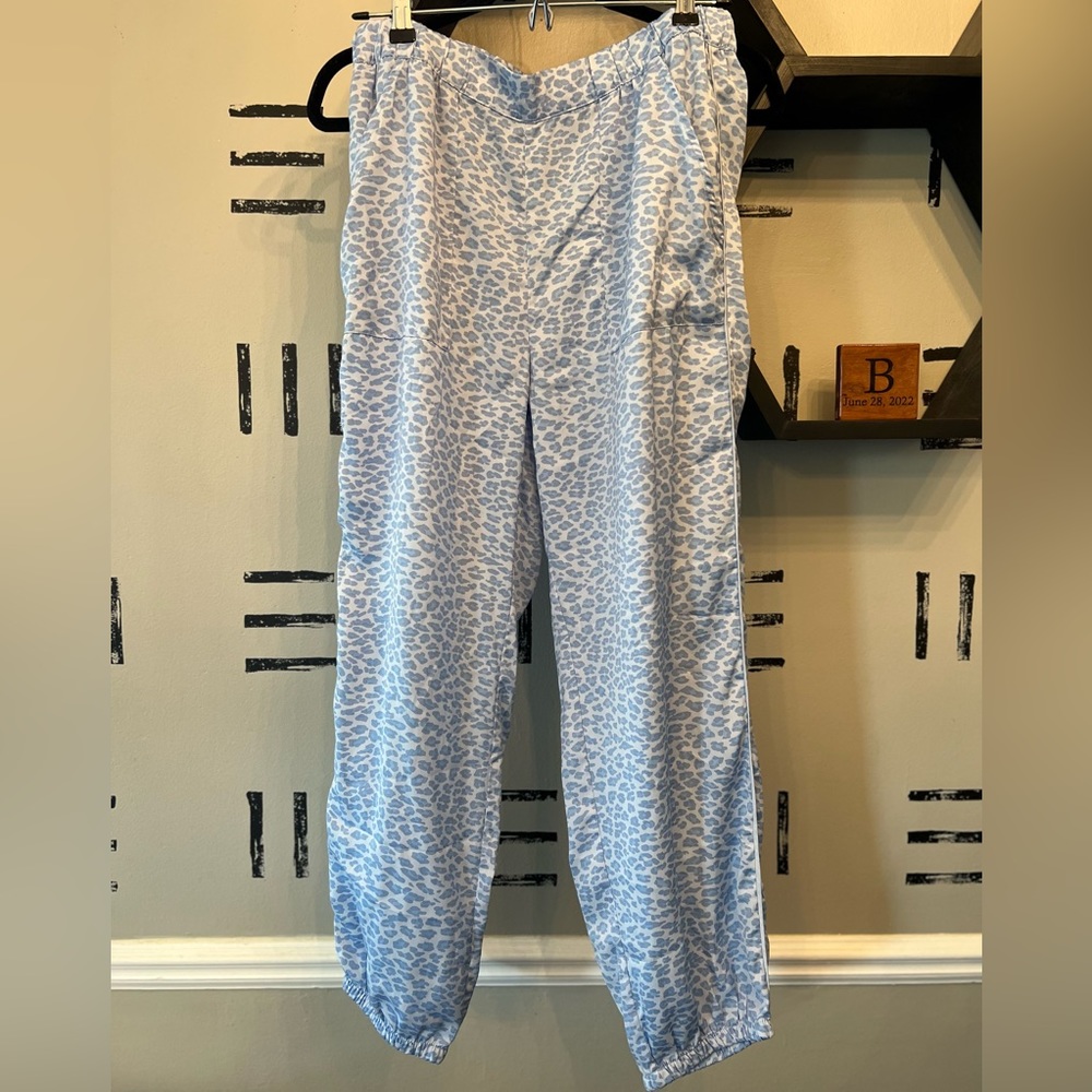 Silky Cheetah Jogger Pajama Pants
